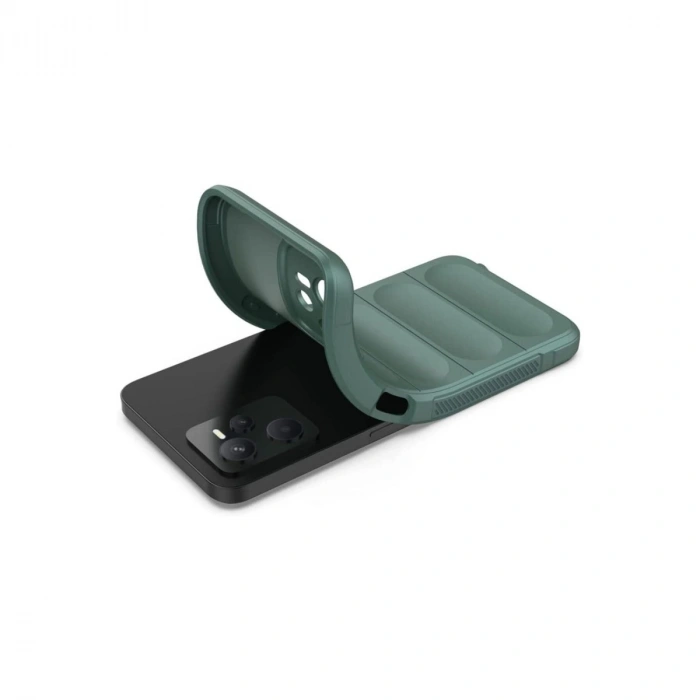 Realme C35 Kılıf Optimum Silikon - Koyu Yeşil