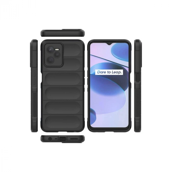 Realme C35 Kılıf Optimum Silikon - Siyah