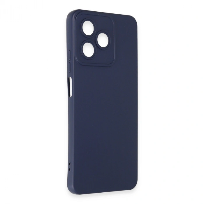 Realme C53 Kılıf Nano İçi Kadife Silikon - Lacivert