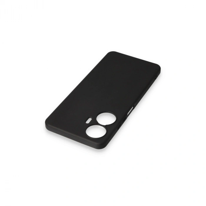 Realme C55 Kılıf First Silikon - Siyah