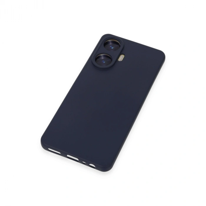 Realme C55 Kılıf Nano İçi Kadife Silikon - Mor