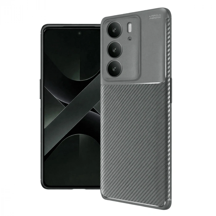 Realme C75 4g Auto Focus Karbon Kapak - Gri