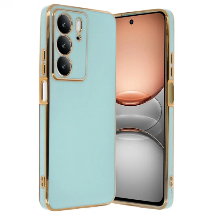 Realme C75 4g Kılıf Volet Silikon - Açık Yeşil