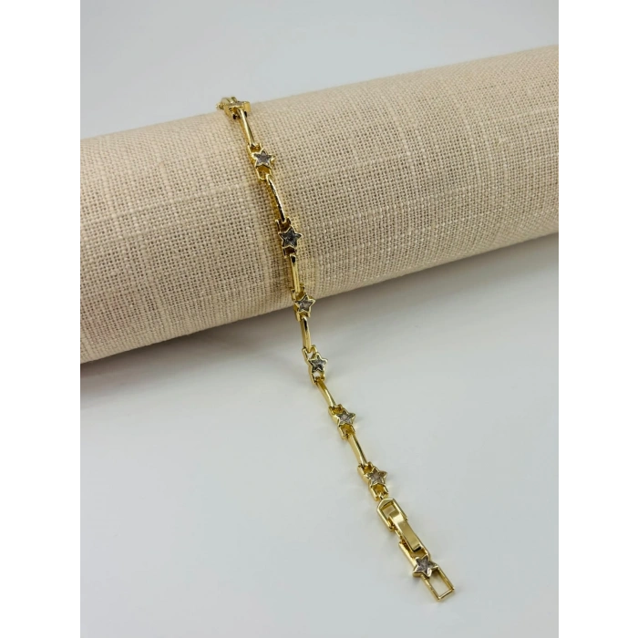 Renk  Pirinç Cm Bileklik 17+2 Cm  - Kbl0483
