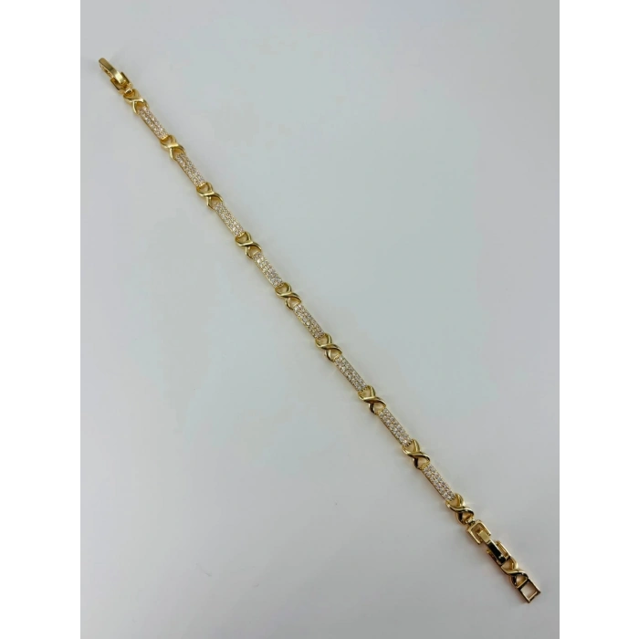 Renk  Pirinç Cm Bileklik 17+2 Cm  - Kbl0485