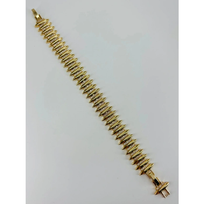 Renk  Pirinç Cm Bileklik 17+2 Cm  - Kbl0541