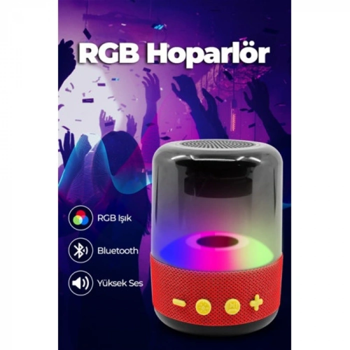 RGB IŞIKLI YÜKSEK SES HOPARLÖR