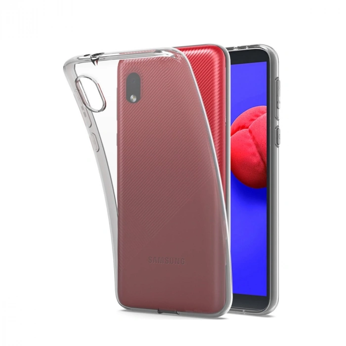 Samsung Galaxy A01 Core Kılıf Lüx Şeffaf Silikon
