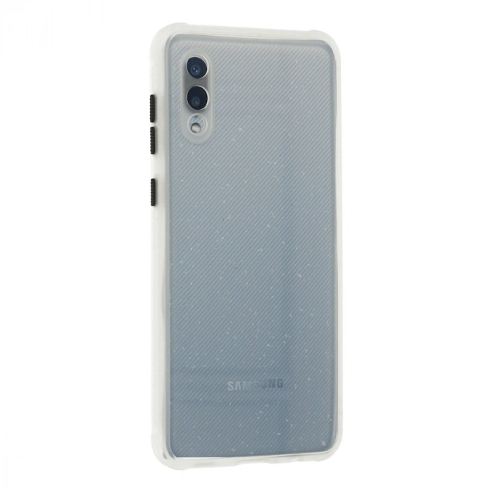 Samsung Galaxy A02 Kılıf Miami Şeffaf Silikon - Şeffaf