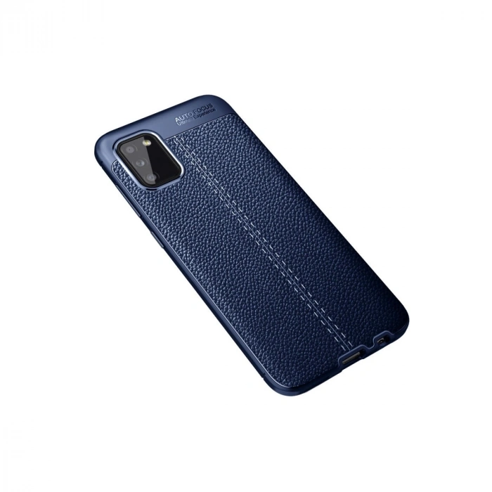 Samsung Galaxy A02s Kılıf Auto Focus Kapak - Lacivert