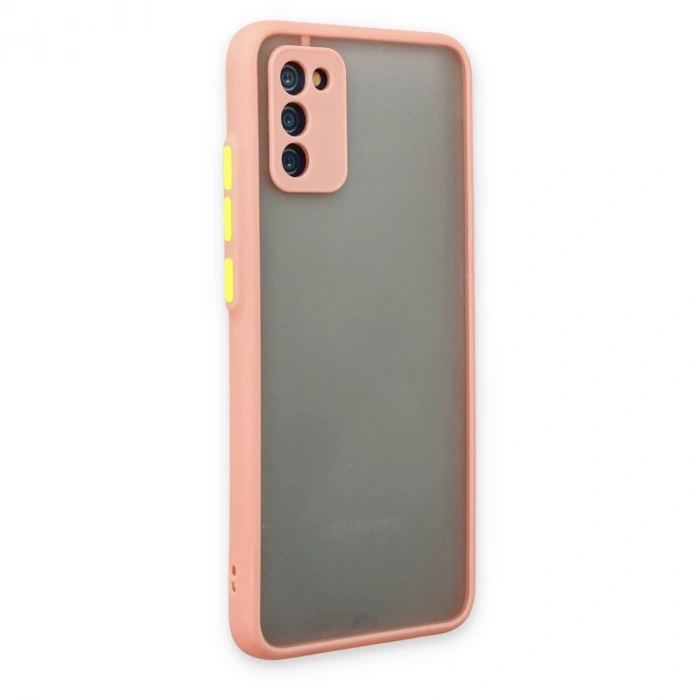 Samsung Galaxy A02s Kılıf Montreal Silikon Kapak - Pembe