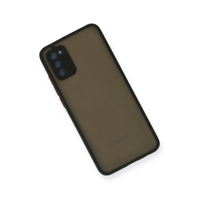 Samsung Galaxy A02s Kılıf Montreal Silikon Kapak - Siyah
