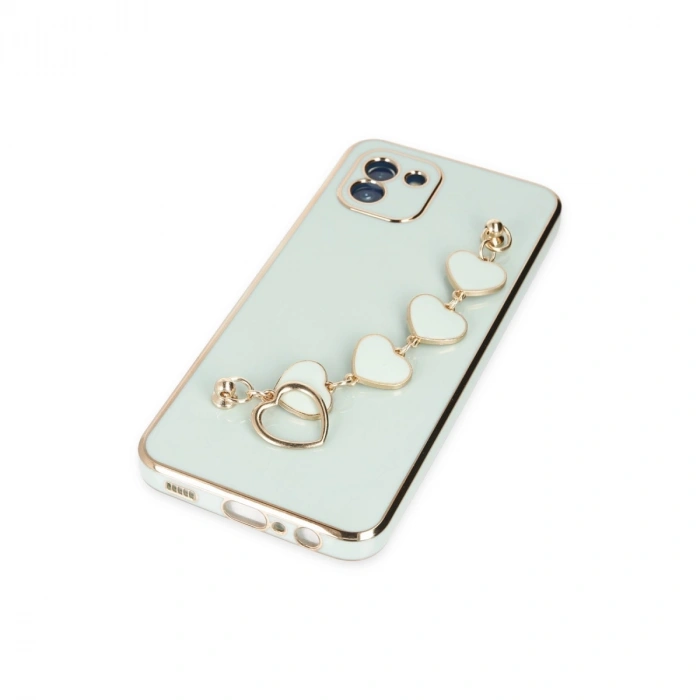 Samsung Galaxy A03 Kılıf Esila Silikon - Su Yeşili