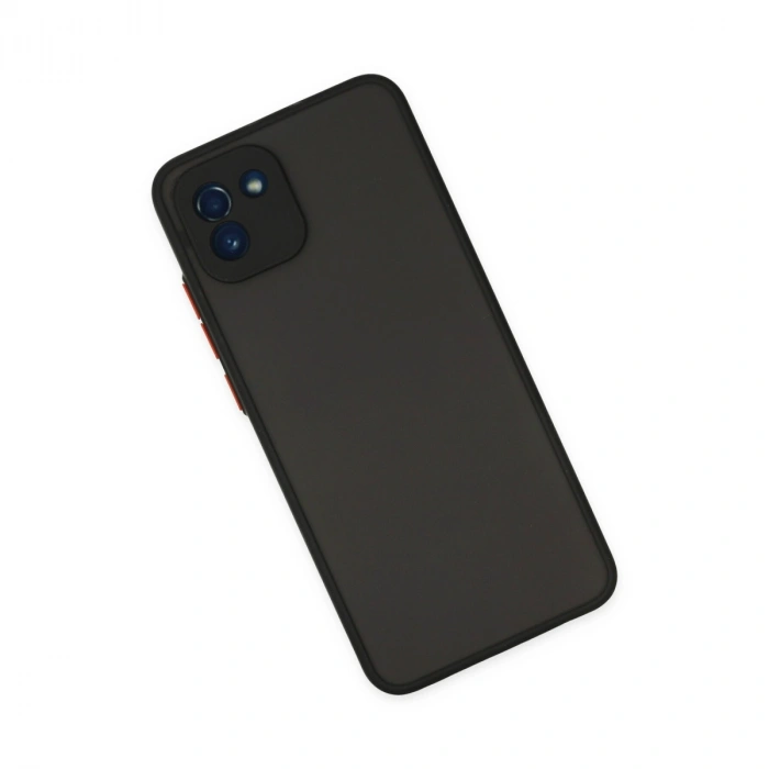 Samsung Galaxy A03 Kılıf Montreal Silikon Kapak - Siyah