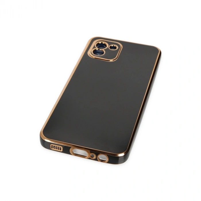 Samsung Galaxy A03 Kılıf Volet Silikon - Siyah