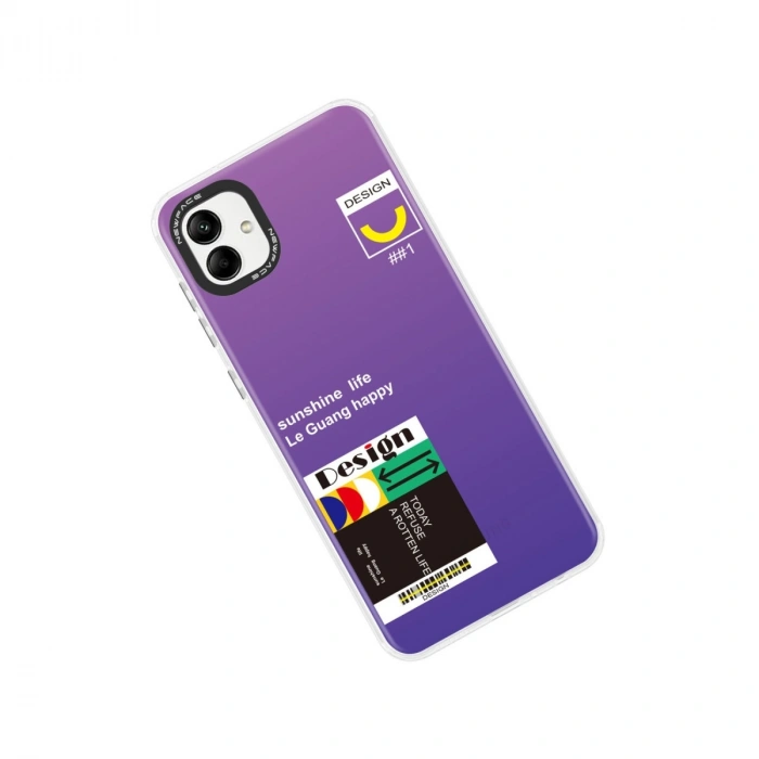 Samsung Galaxy A04 Kılıf Estoril Desenli Kapak - Estoril - 4