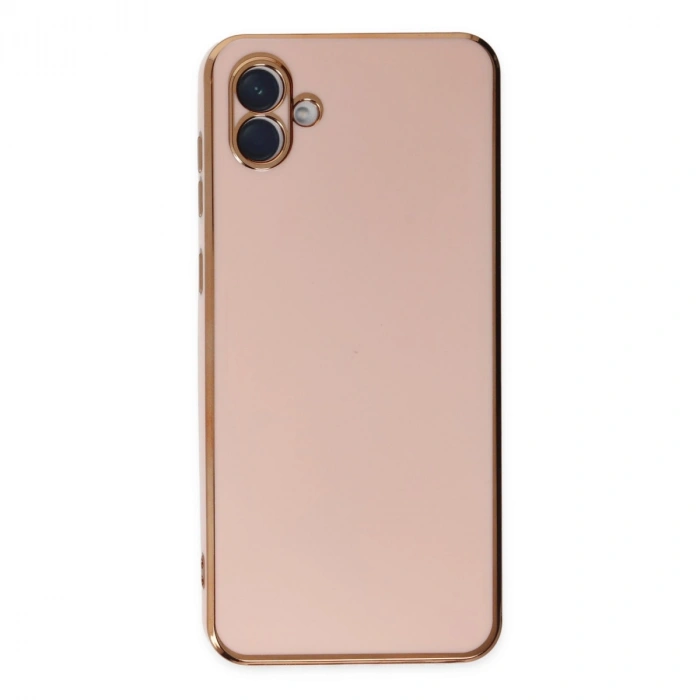 Samsung Galaxy A04 Kılıf Volet Silikon - Pembe