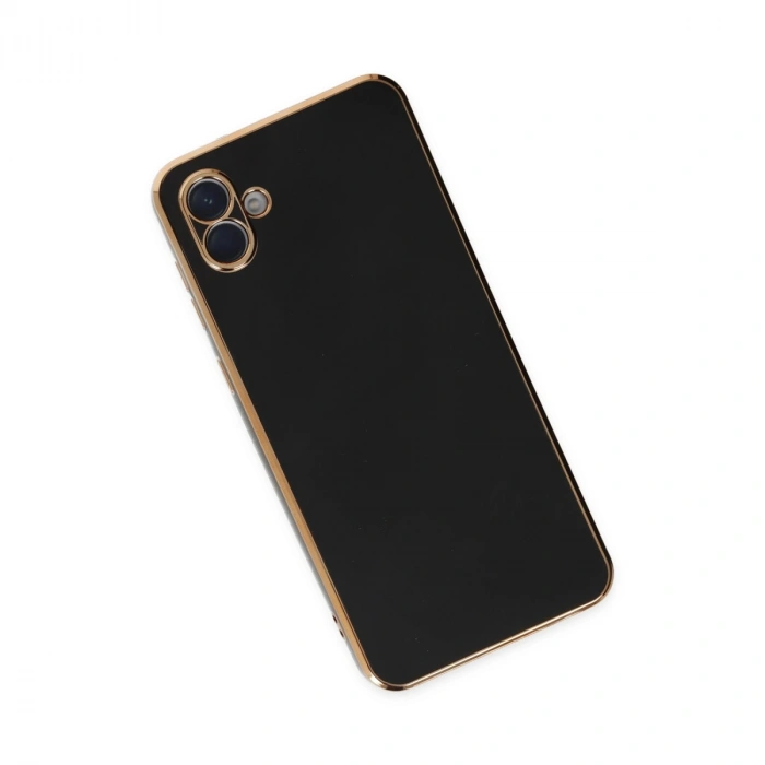 Samsung Galaxy A04 Kılıf Volet Silikon - Siyah