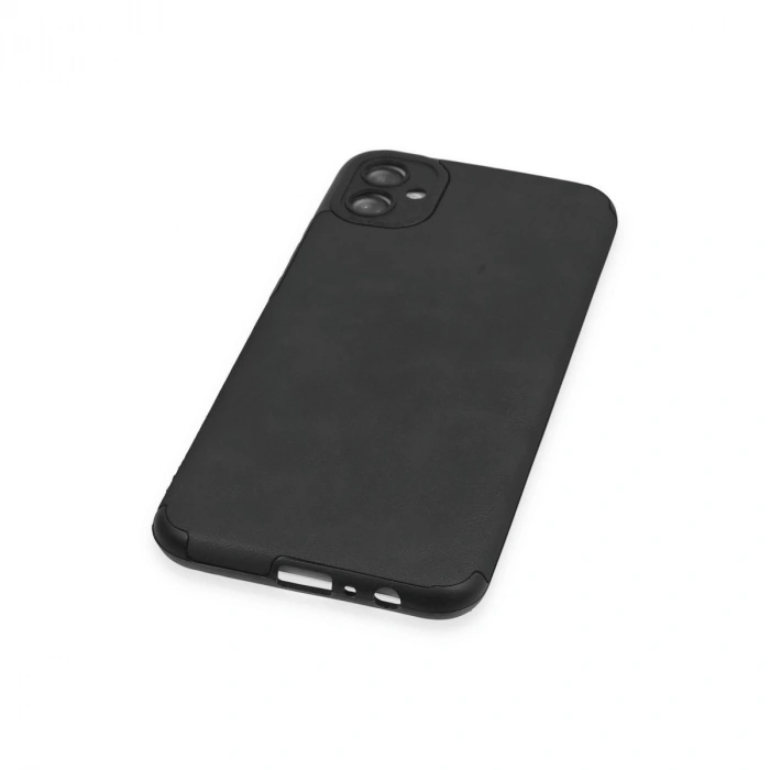 Samsung Galaxy A04e Kılıf Loop Deri Silikon - Siyah