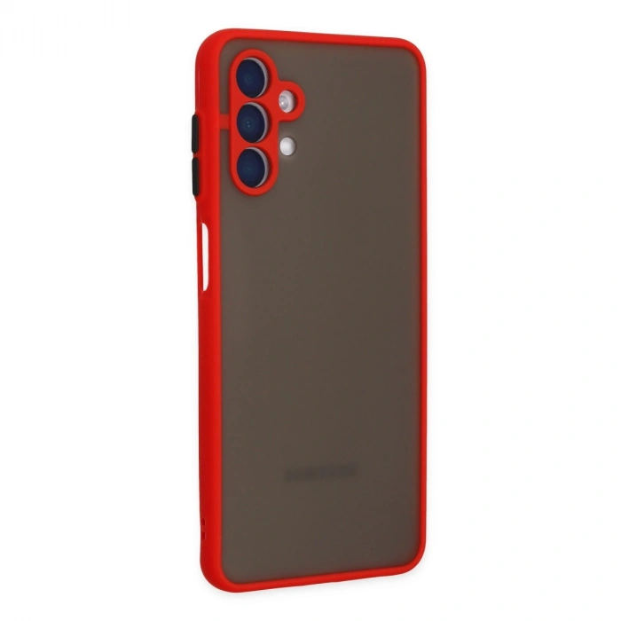 Samsung Galaxy A04s Kılıf Montreal Silikon Kapak - Kırmızı