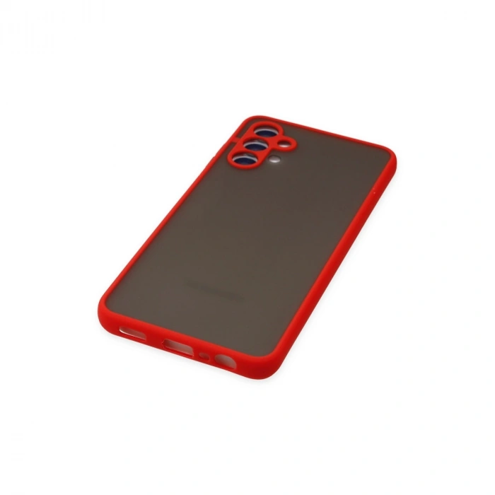 Samsung Galaxy A04s Kılıf Montreal Silikon Kapak - Kırmızı