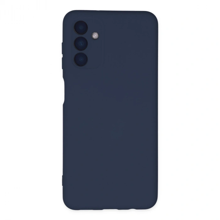 Samsung Galaxy A04s Kılıf Nano İçi Kadife Silikon - Lacivert