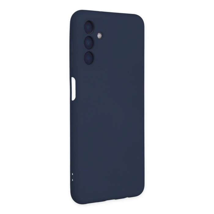 Samsung Galaxy A04s Kılıf Nano İçi Kadife Silikon - Lacivert