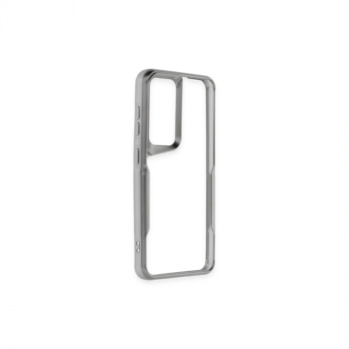 Samsung Galaxy A05s Kılıf Boyi Silikon Kapak - Gümüş