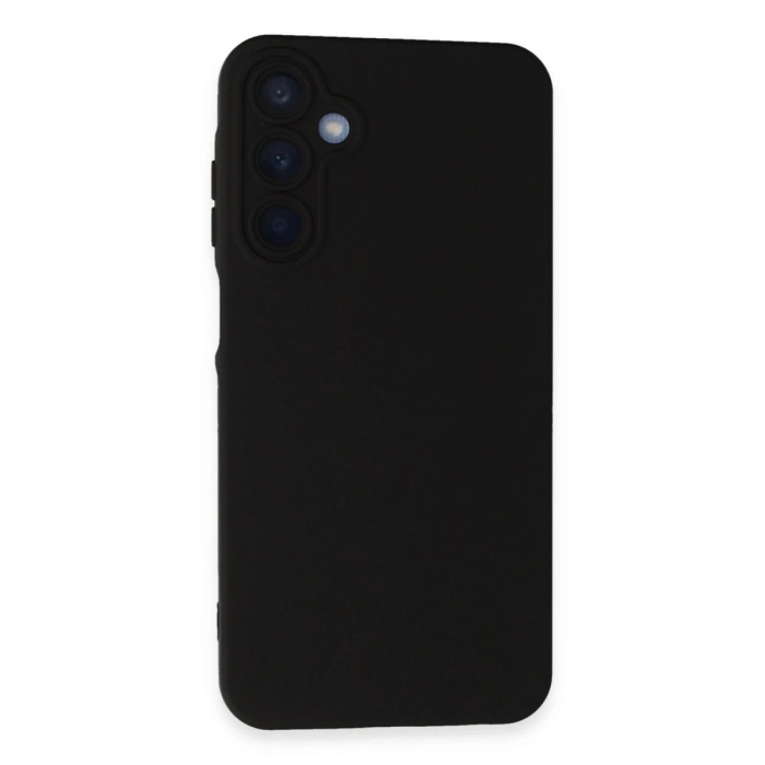 Samsung Galaxy A05s Kılıf Nano İçi Kadife Silikon - Siyah