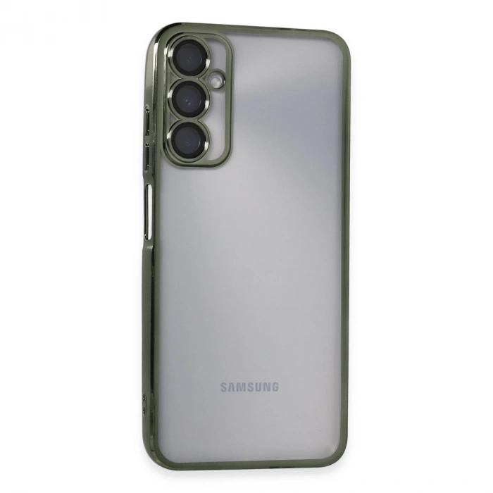 Samsung Galaxy A05s Kılıf Razer Lensli Silikon - Yeşil