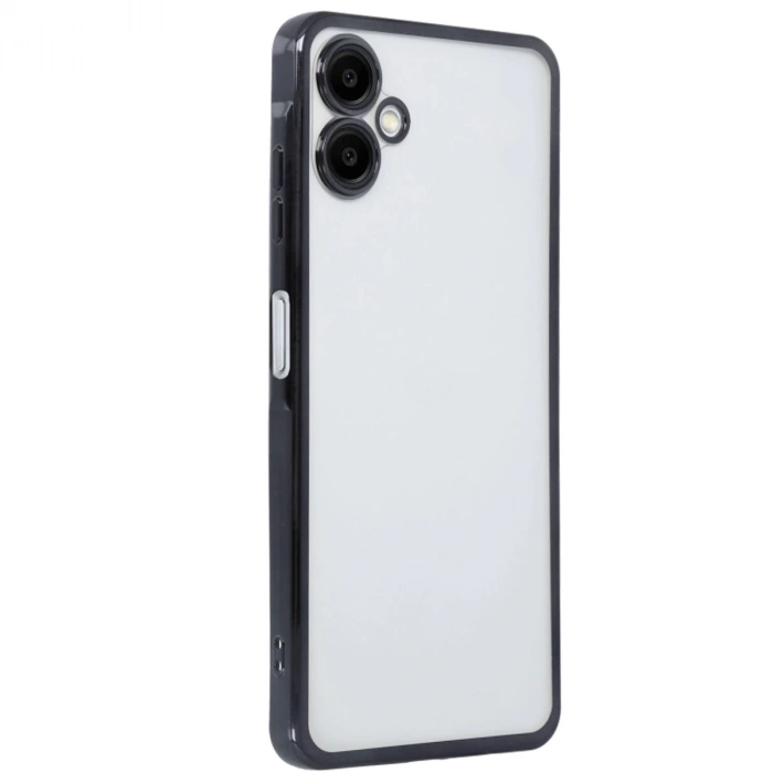 Samsung Galaxy A06 Kılıf Razer Lensli Silikon - Siyah