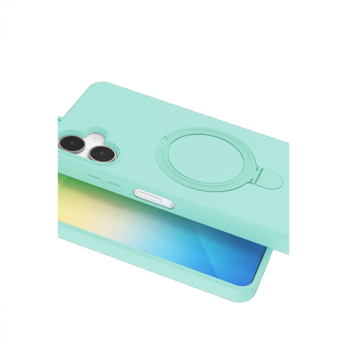 Samsung Galaxy A06 Regal Magsafe Standlı Kapak - Su Yeşili