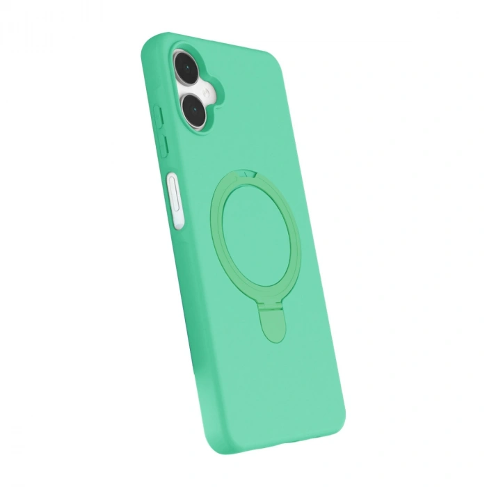 Samsung Galaxy A06 Regal Magsafe Standlı Kapak - Yeşil