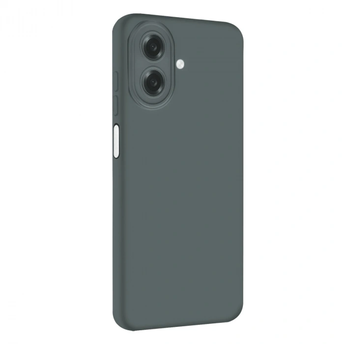 Samsung Galaxy A07 4g Nano İçi Kadife Silikon - Gri