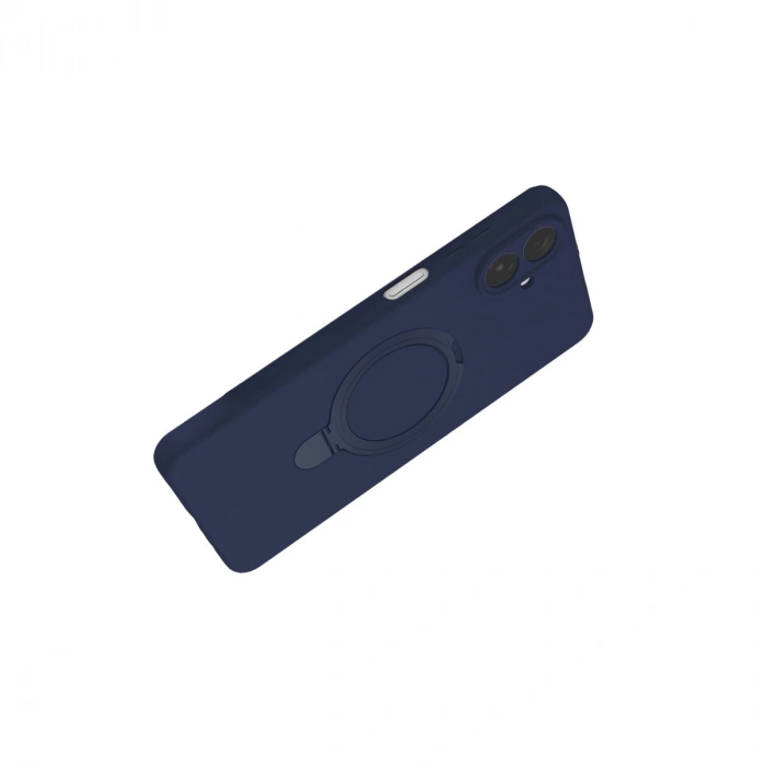 Samsung Galaxy A07 4g Regal Magsafe Standlı Kapak - Lacivert