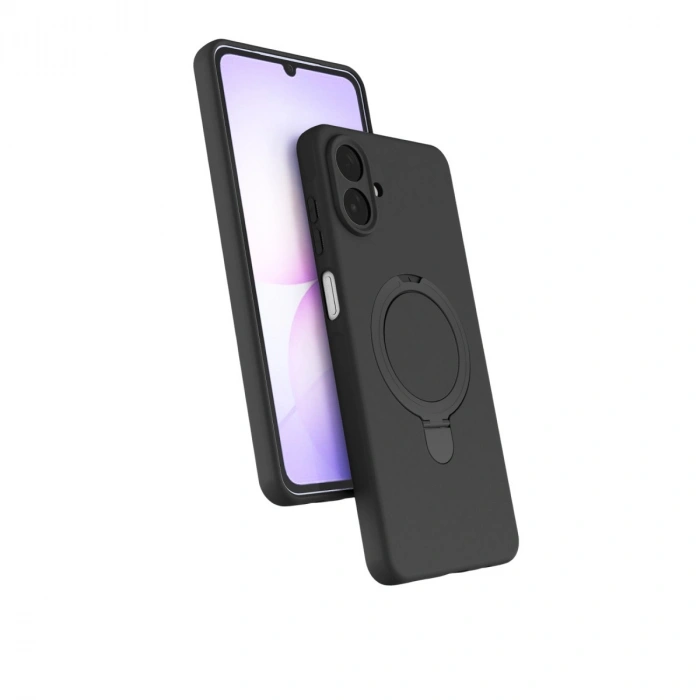 Samsung Galaxy A07 4g Regal Magsafe Standlı Kapak - Siyah