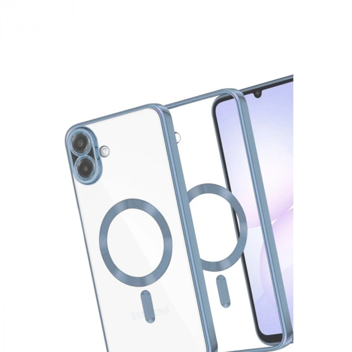 Samsung Galaxy A07 Kross Magneticsafe Kapak - Sierra Blue