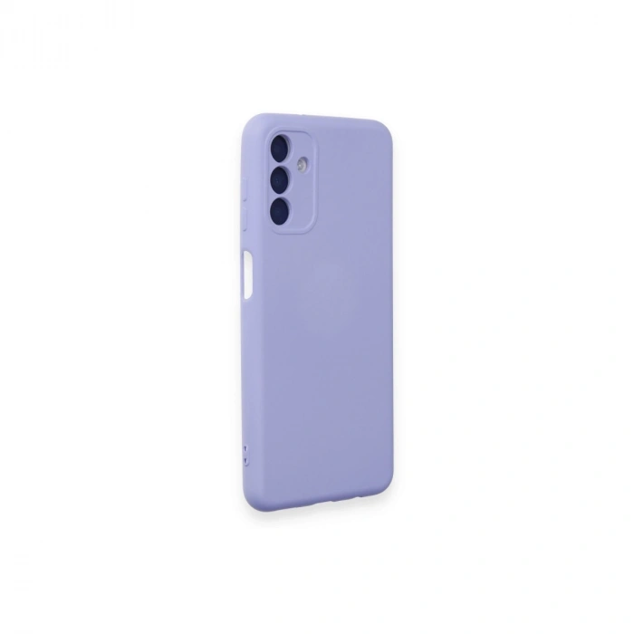 Samsung Galaxy A14 4g Kılıf Nano İçi Kadife Silikon - Lila