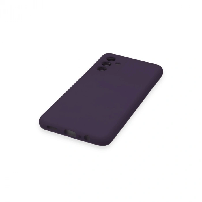Samsung Galaxy A14 4g Kılıf Nano İçi Kadife Silikon - Mor