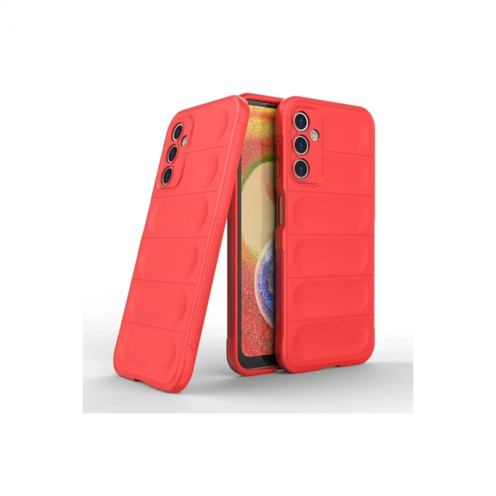 Samsung Galaxy A14 4g Kılıf Optimum Silikon - Kırmızı