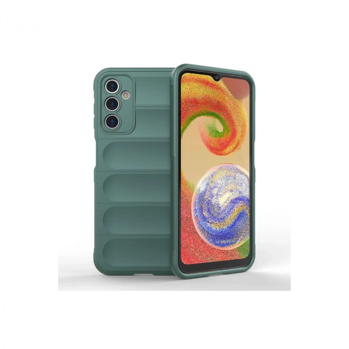 Samsung Galaxy A14 4g Kılıf Optimum Silikon - Koyu Yeşil