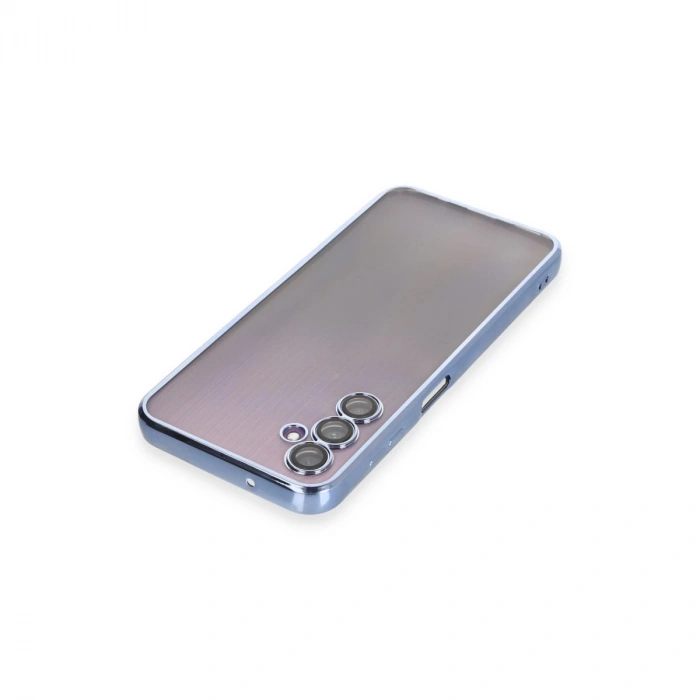 Samsung Galaxy A14 4g Kılıf Razer Lensli Silikon - Açık Mavi