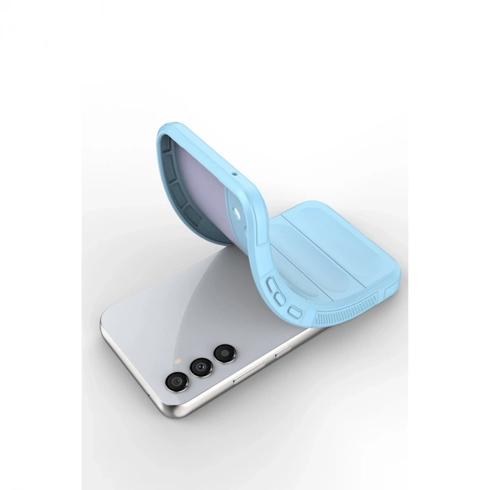 Samsung Galaxy A15 4g Kılıf Optimum Silikon - Sky Blue
