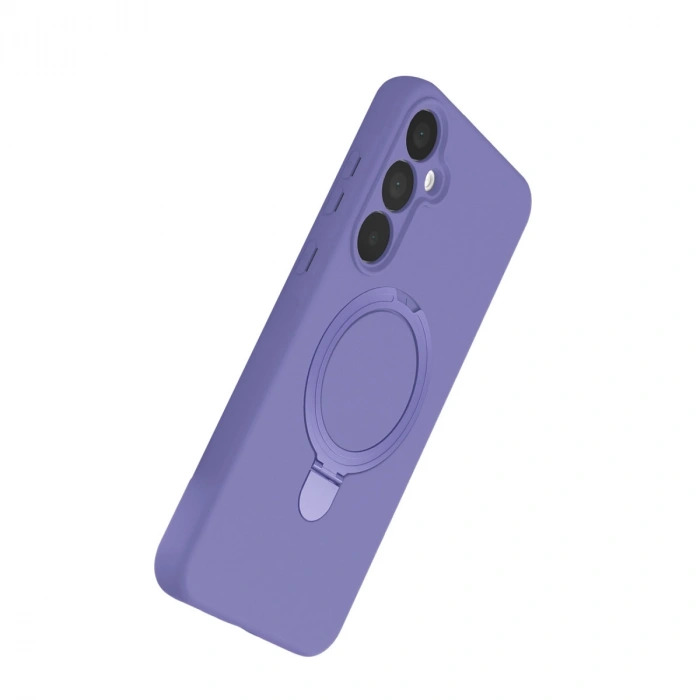 Samsung Galaxy A16 5g Regal Magsafe Standlı Kapak - Lila