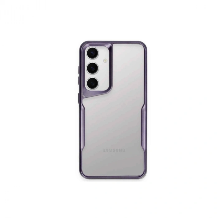 Samsung Galaxy A24 4g Kılıf Boyi Silikon Kapak - Derin Mor