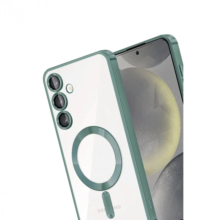 Samsung Galaxy A26 Kross Magneticsafe Kapak - Koyu Yeşil