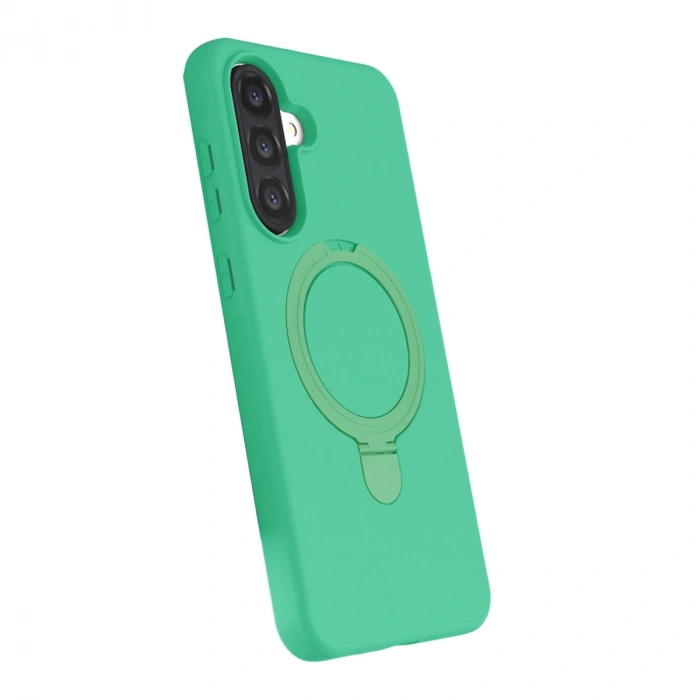 Samsung Galaxy A26 Regal Magsafe Standlı Kapak - Yeşil