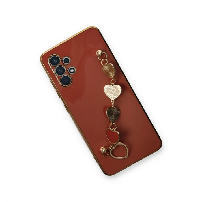 Samsung Galaxy A32 Kılıf Esila Silikon - Kırmızı