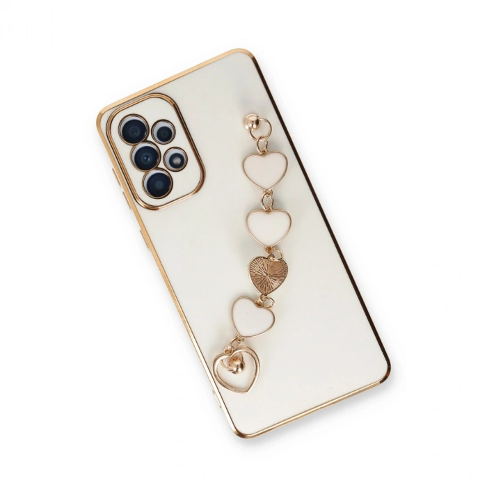 Samsung Galaxy A33 5g Kılıf Esila Silikon - Beyaz