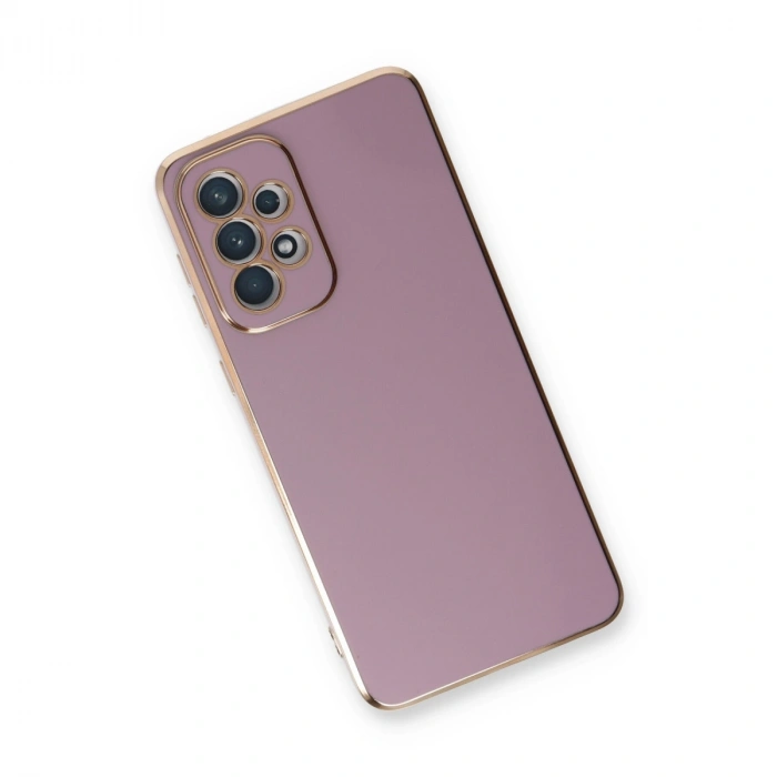 Samsung Galaxy A33 5g Kılıf Volet Silikon - Mor